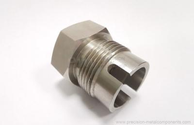 China CNC SS304 Stainless Steel Machined Parts for hydraulic system various thread specification for sale
