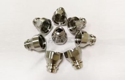 China Stainless steel machined parts SS316 with internal surface quality Ra0.2 without polishing for sale
