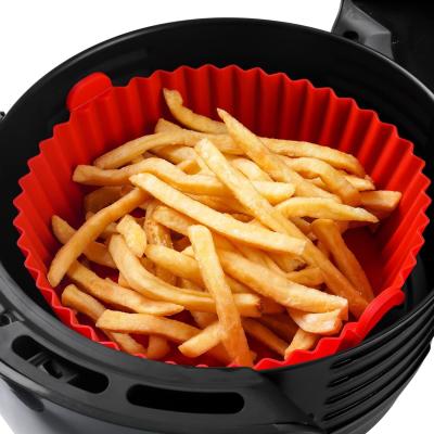 China BPA Free Food Grade OEM ODM Air Fryer Silicone Basket Safe In Dishwasher for sale