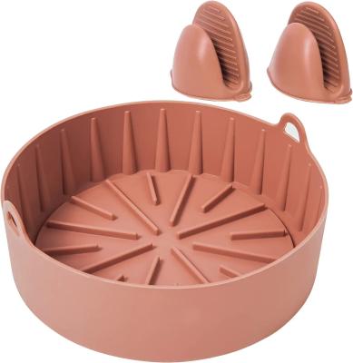 中国 滅菌装置の広く利用されたPatel色の空気フライ鍋のシリコーンの鍋の金庫 販売のため