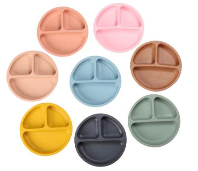 China Placas de alimentación personalizadas del bebé de Safe Silicone Divided del lavaplatos de la placa FDA del silicón en venta