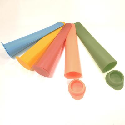 China Eco Friendly Reusable Popsicle Silicone Mould Maker Food Grade 19.5*4.5*5cm for sale
