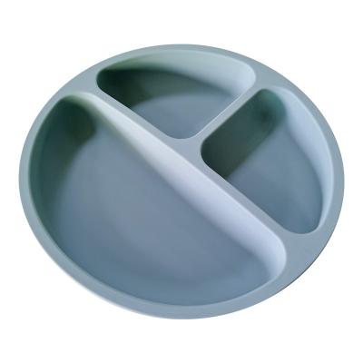 China Durable Rubber Baby Divided Silicone Grip Plate -40-230 Degrees Celsius For Self Feeding for sale