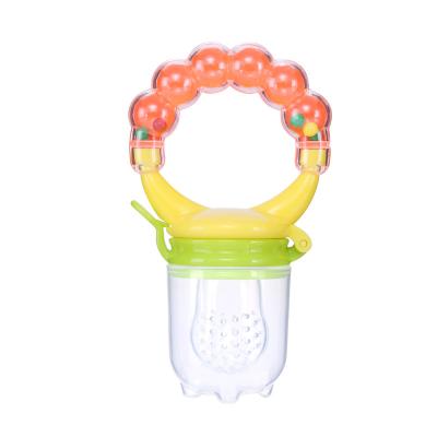 China Nitrosamine Free PP Silicone Pacifier Holder resh Baby Fruit Food Feeder for sale