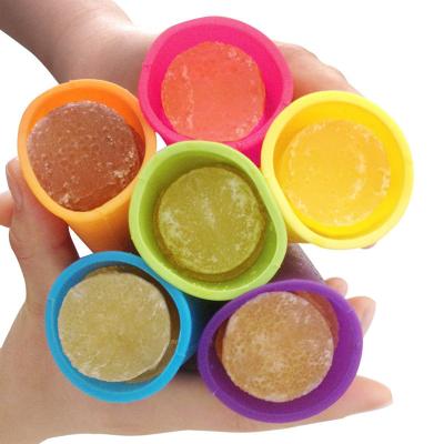 China OEM Custom Silicone Ice Cream Pops Popsicle Molds Lollipop Freezer FDA for sale