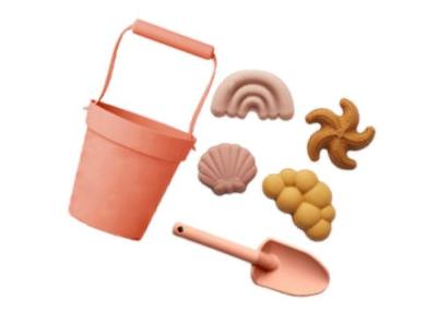 China Outdoor toddlers Food Grade Silicone Beach Toys Sand Container 500g for sale