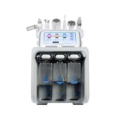 China Portable 6 In1 Hydra Dermabrasion Machine Carbon Peel Machine Facial Therapy for sale