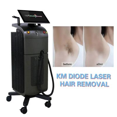 China 300-2000W Ice Titanium Diode Laser Machine Hair Removal Water Cooling for sale