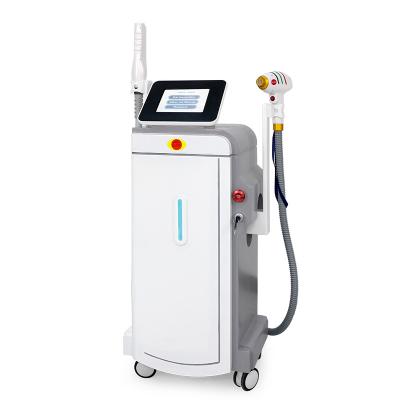 China Vertical 808 Diode Laser Hair Removal And Pico 2 In 1 Tattoo Beauty Machine for sale