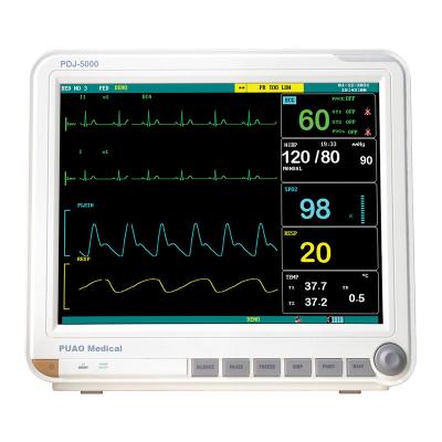 China ICU Multiparameter Patients Monitor Machine China Supplier PDJ-3000C 15.1 Inch Screen for sale