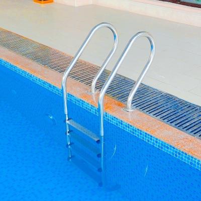 China 5 Steps 1.35mm FRB Stainless Steel Swimming Pool Ladder for sale
