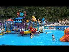 TUV Children Playground Ship Water Slide For Backyard Resort