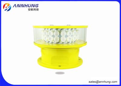 China Marking Towers Aircraft Warning Light IP Rating 65 And Red Color Temperature for sale