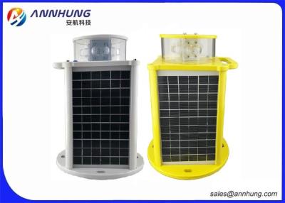 China High Brightness Solar Powered Aviation Lights / Tower Obstruction Lighting for sale