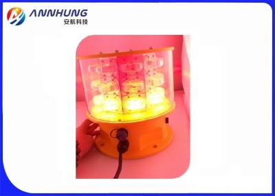 China Red And White Dual Aeronautical Obstruction Light , Medium Intensity Aircraft Warning Lights for sale
