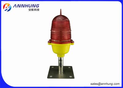 China Single Red Steady Burning Led Aircraft Warning Lights 3 Watt For High Building for sale