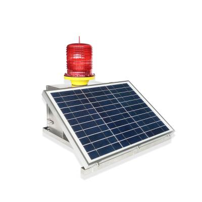 China Wind Turbine Flying Solar Powered Warning Lights FAA L864 Dusk To Dawn Operation for sale
