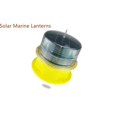 China LED GPS Sync Flashing Solar Marine Lantern IALA PC Housing Built In Photocell for sale