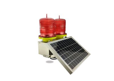 China Safety Double Light Solar Aviation Obstruction Light FAA L864 High Chimney Flying Warning for sale
