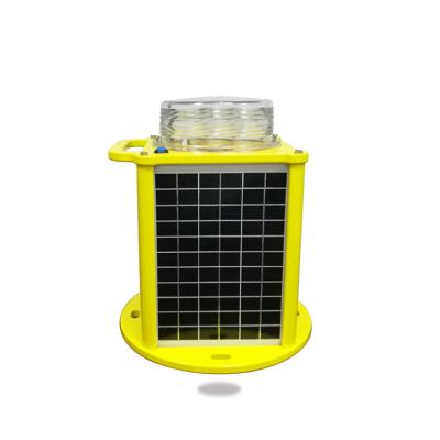 China 50cd Intensity LED Solar Airfield Lighting Steady Burning Build In Airport Lamp for sale