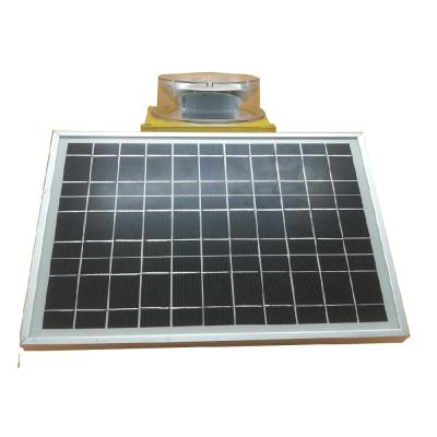 중국 VRLA Solar Aviation Obstruction Light 40FPM 백색 GPS 동기화 판매용