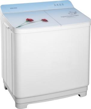 China Two Tub Clothes Washing Machine Top Load Semi Automatic For Apartment Freestanding for sale