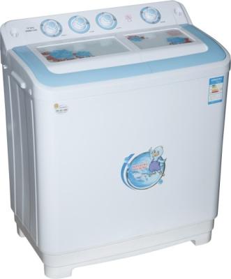 China 2 máquina de lavar branca da casa da carga da cuba 7.2kg grande, arruela elétrica e grupo do secador à venda