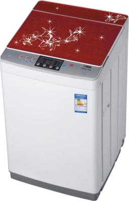 China Red 8kg Top Loading Fully Automatic Washing Machine With Pump And Copper Motor Optional for sale