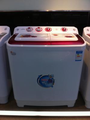 Chine Marqueterie colorée semi automatique supérieure de décoration de la machine à laver 12kg de charge de double baquet à vendre