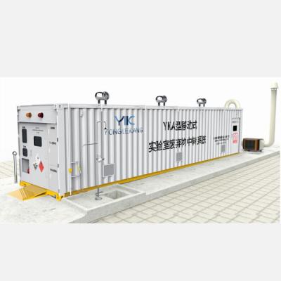 China Dangerous Goods Hazardous Waste Storage Container H2900mm AC 220V for sale