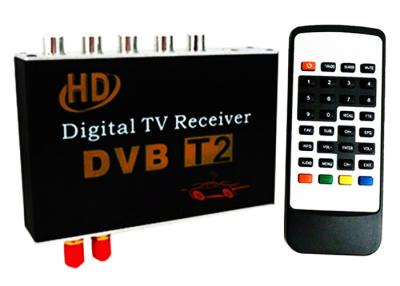 China Display on car multimedia screen via AV input and controlled  DVB-T2 HD Receiver from our Digital TV box DVB-T2718 for sale
