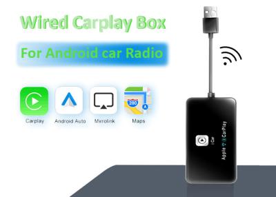 China Wired carplay USB interface carplay dongle for Aftermarket Car radio voice control Android Player A1-CarplayBox for sale