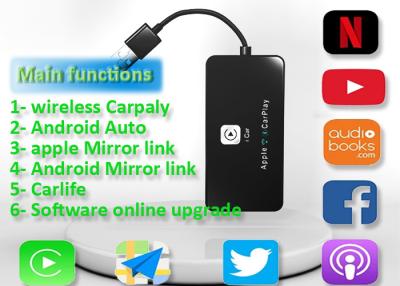 China Wireless carplay Dongle for Apple Carplay Carlife USB cable for iPhone and Android cellphone A3-CarplayBox for sale