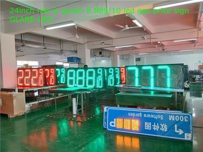 China Factory Supply electronic  Price  panel Custom 888.8 red led fuel price sign display board for sale