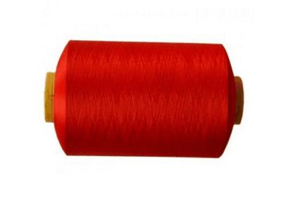 China Eco Friendly Bright Dyed Polyester Yarn , Polyester Textured Yarn 250D/96F for sale