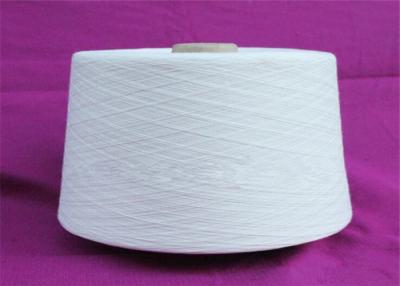 Cina Kniting/bianco di candeggio del filato poliestere di tessitura con la fibra del vergine di 100% in vendita