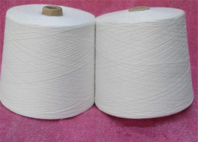 China 100% Virgin Raw White Polyester Spun Yarn , Polyester Spun Thread with Raw Material for sale