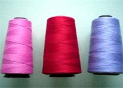 China Dyed Colorful 100% Polyester Sewing Thread Yarn 40/2 , Polyester Thread For Sewing Machine for sale