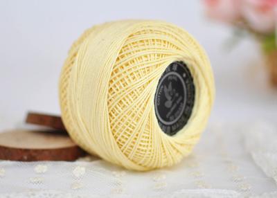 China Eco - friendly 3# Lace Thread 6S / 3 Ply Crochet Cotton Yarn Lace Products Use for sale