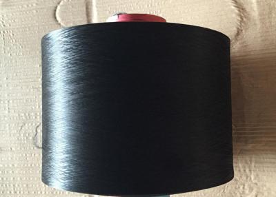 China Black 100D / 144F SD DTY Polyester Yarn Filament Elastic Feature AA Grade for sale