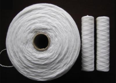 China Non Toxic Polypropylene PP Yarn 0.8g / m And Core For String Wound Filter Cartridge for sale