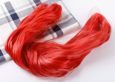 Chine Ligne de pêche teinte par fil en nylon écologique de ténacité de couleur rouge 0.15mm haut à la main à vendre