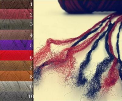China Robin Robim Angola Hair Acrylic Knitting Yarn , Acrylic woolen yarn Brazil wool hair African Hair Threading for sale