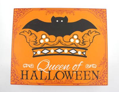 China Halloween wall hang plaque wooden plaque handicraft holiday decoration gift made of MDF for sale