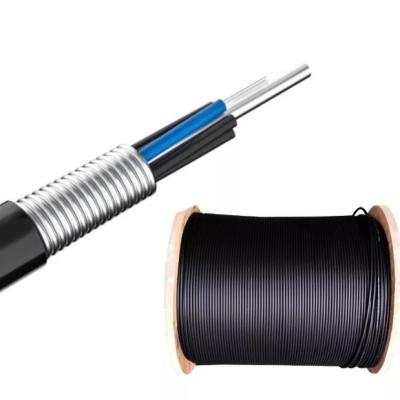 China Directo del cable óptico de la fibra del alambre de acero de la base GYTA53 4 enterrado acorazado en venta