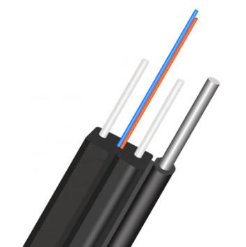 Chine Câble d'interface extérieur d'intérieur du câble à fibres optiques FTTH de fibre de Ftth G657A Lszh de noyau du mode unitaire 4 à vendre