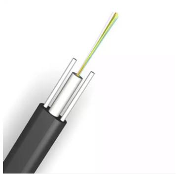 中国 YTTX FTTH Loose Tube Type Flat Fiber Optic Drop Cable Indoor Outdoor 4 8 12 Core 販売のため