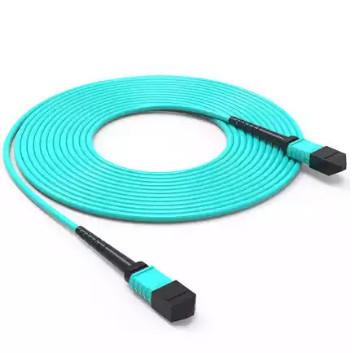 China 10G 40G 100G 12 Core MPO Cable MTP Tronco Cable SM OM3 OM4 8 12 24 Corazones en venta