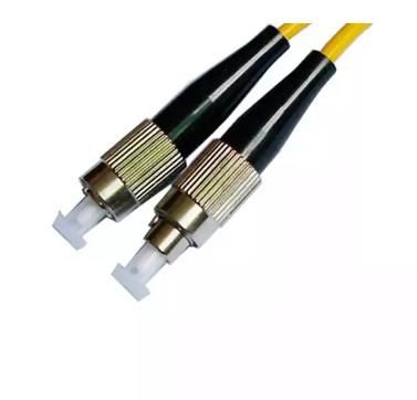 China G652D 3.0mm Optical Fiber Jumper ST Connector Communication Cable for sale
