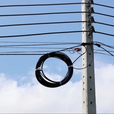 Cina Cavo ottico FTTH a fibra singola nero, 4 fibre, utilizzato per la costruzione di comunicazioni in vendita